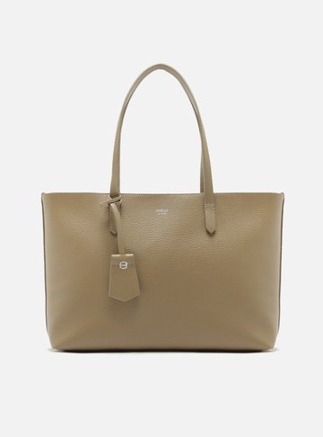 Bolsa Shopping Cinza Manu Grande