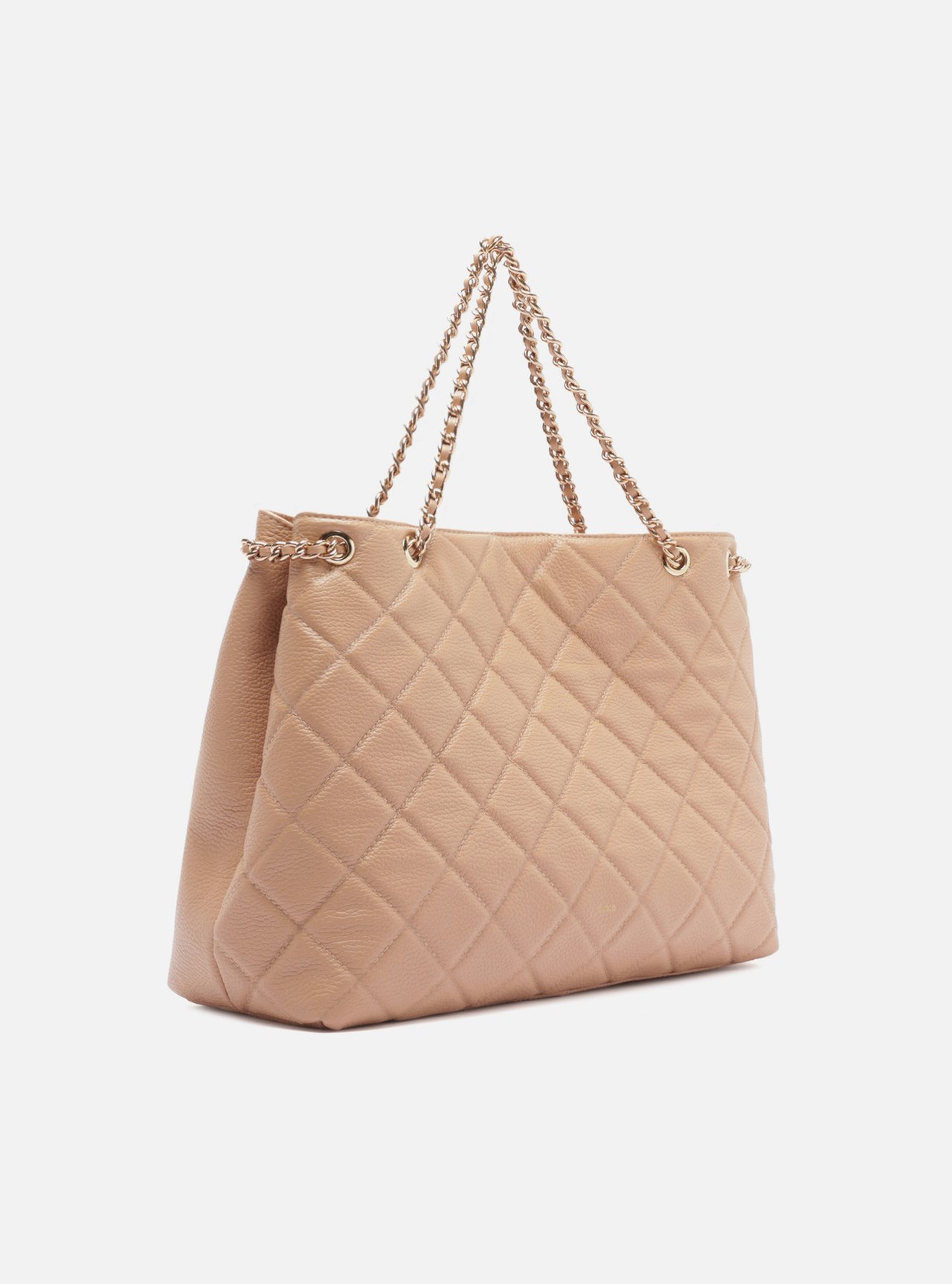 Bolsa Tote Rosa Couro Matelassê Gab Grande — foto 5