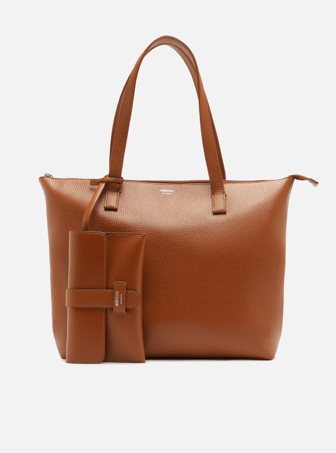 Bolsa Shopping Marrom Mercato Grande