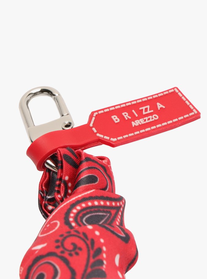Lenço Vermelho Paisley Livia
