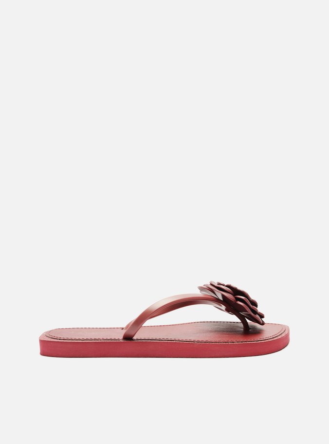 Chinelo de Dedo Vinho Flor Flash Brizza