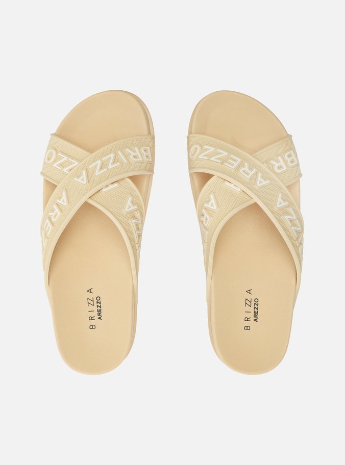 Sandália Papete Off-White Tiras Greta Eletrizzante