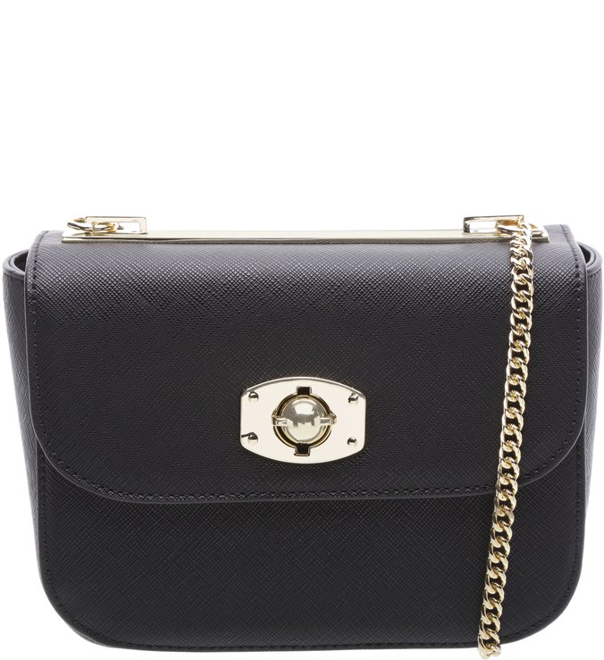 Bolsa Tiracolo Correntes Preta