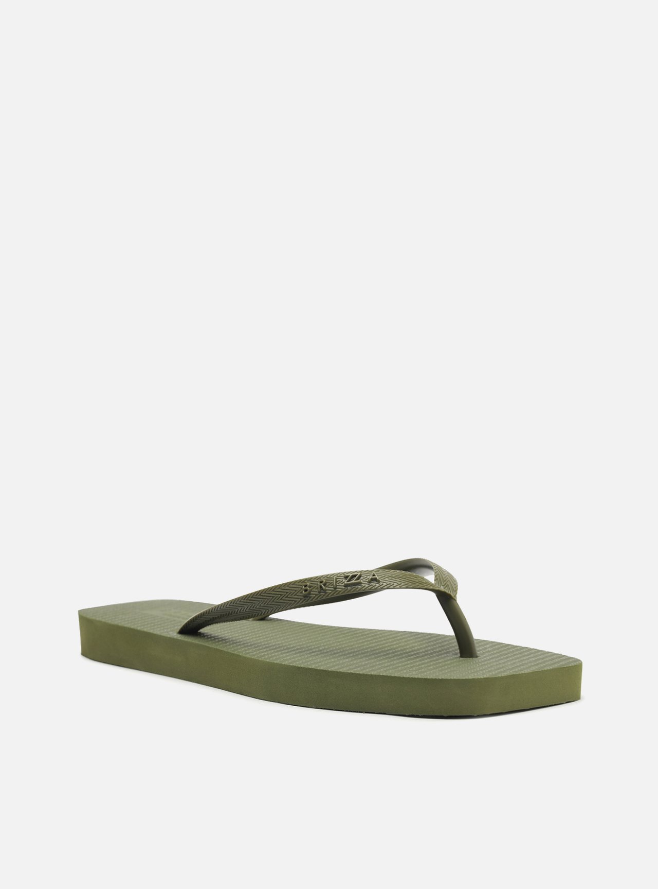 Chinelo de Dedo Verde Militar Square Brizza — foto 2