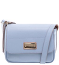 Bolsa Tiracolo Pequena Básica Ajustável Crystal Blue/Nude Vintage | Arezzo