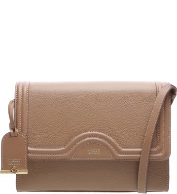 Bolsa Tiracolo Couro Média Vero Nude Vintage