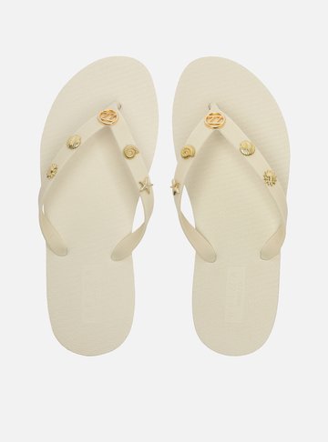 Chinelo de Dedo Branco Easy Metais