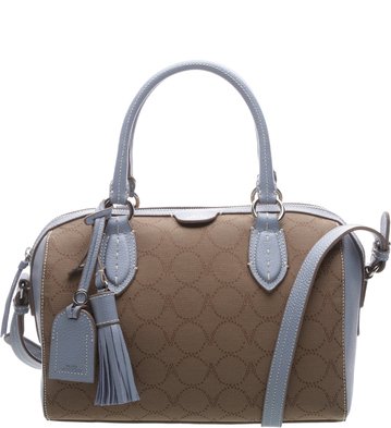 Bolsa Bowling Monograma Vita Retro Blue