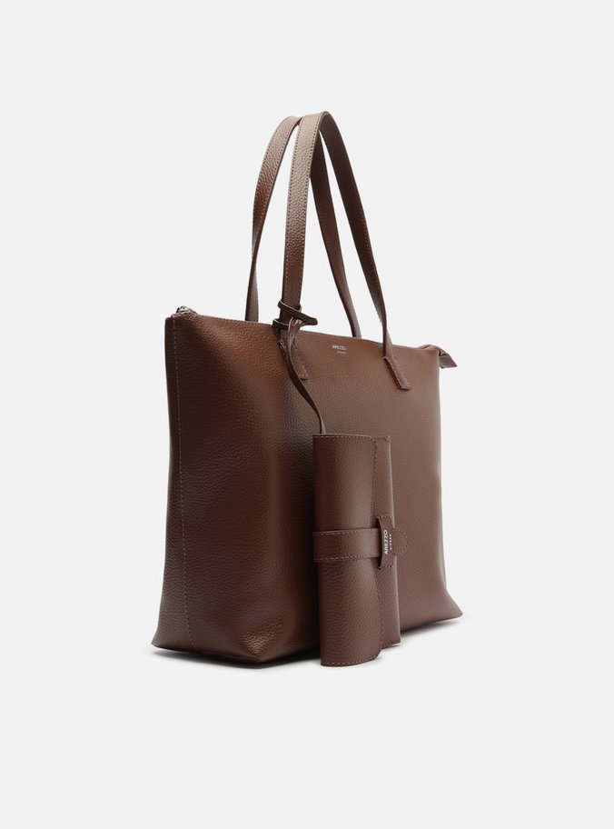 Bolsa Shopping Marrom Mercato Grande