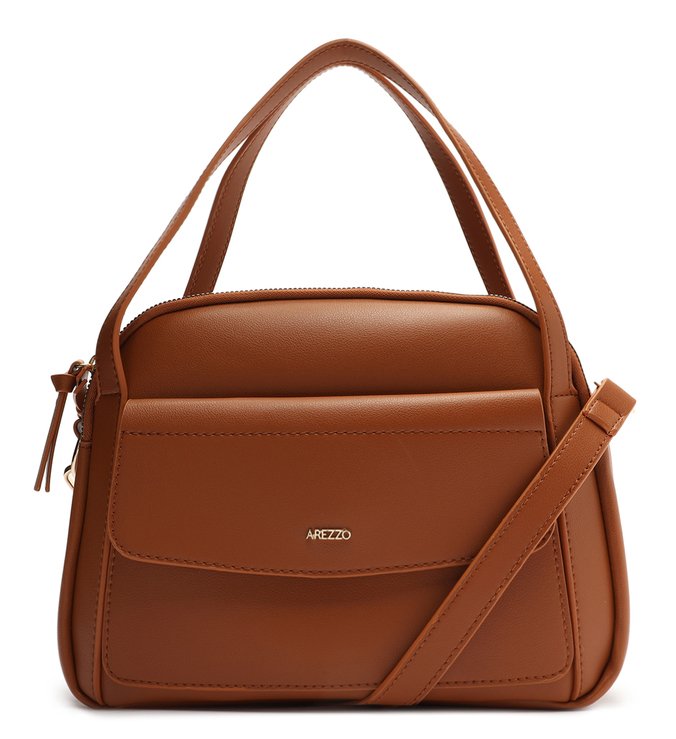 Bolsa Bowling Marrom Grande