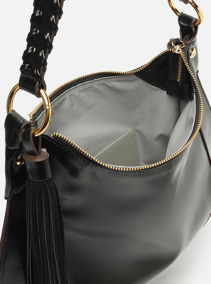 Bolsa Hobo Preta Grande Barbicacho