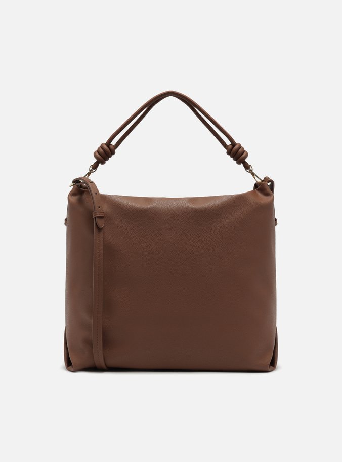 Bolsa Tiracolo Marrom Grande