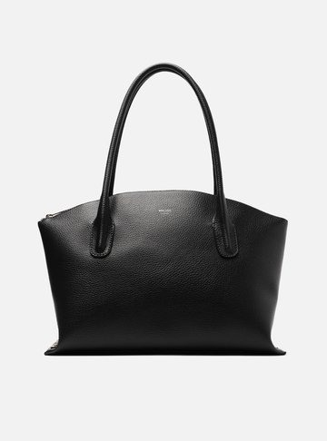 Bolsa Shopping Preta Grande Ovalada