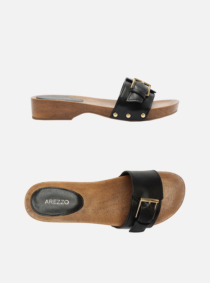 Sandália Preta Flatform