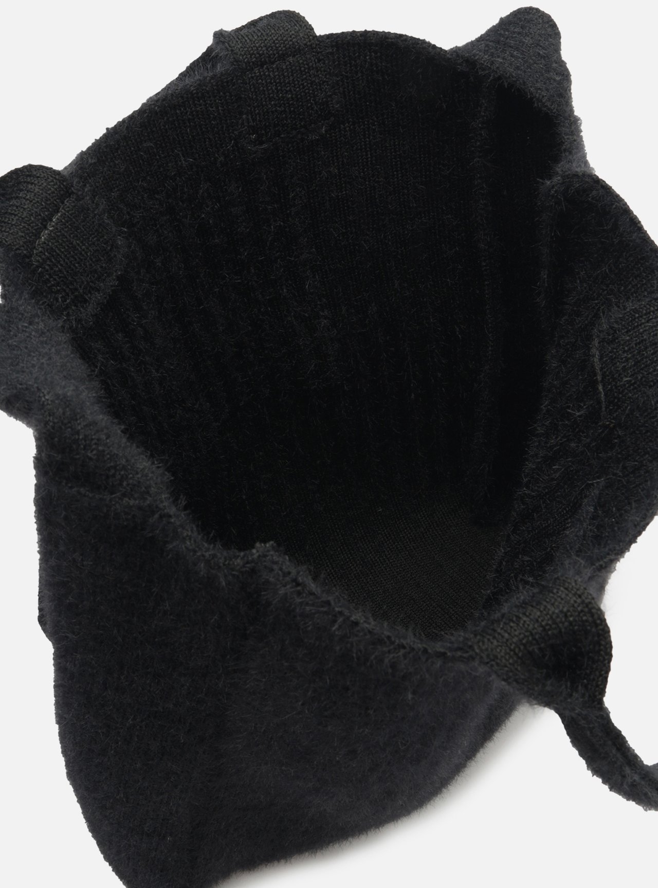 Bolsa Tote Preta Pelo Mônaco Pequena — foto 4