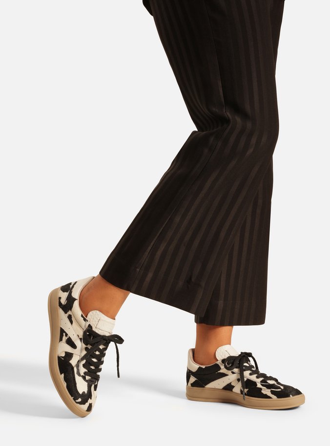Tênis Animal Print Cow Amarração ARZ72
