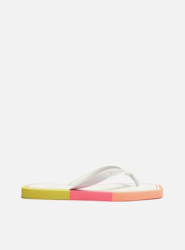 Chinelo de Dedo Branco Square Color Brizza