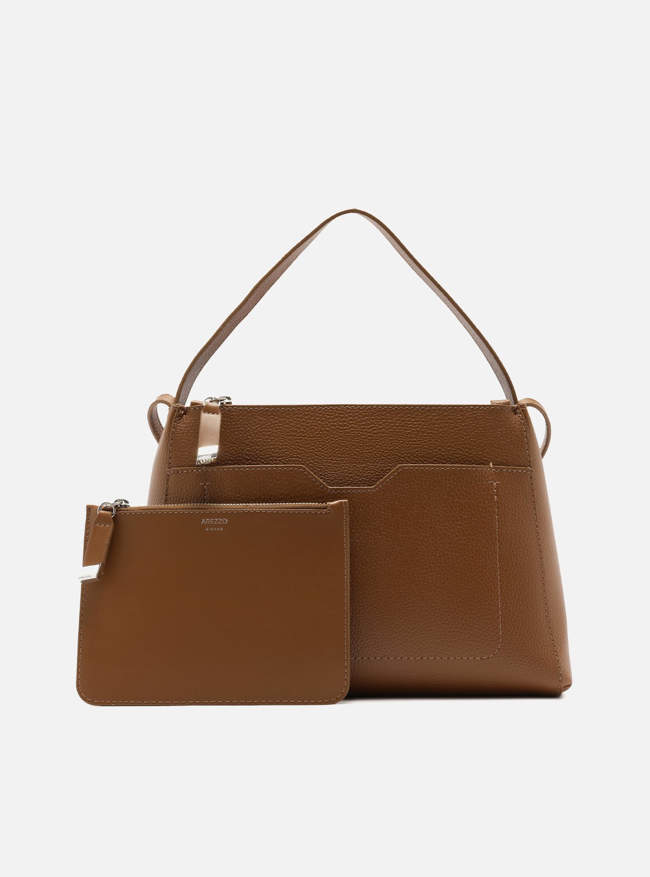 Bolsa Tote Marrom Emilly Grande Pouch — foto 6