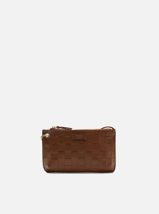 Bolsa Tiracolo Caramelo Tressê Pequena Tag