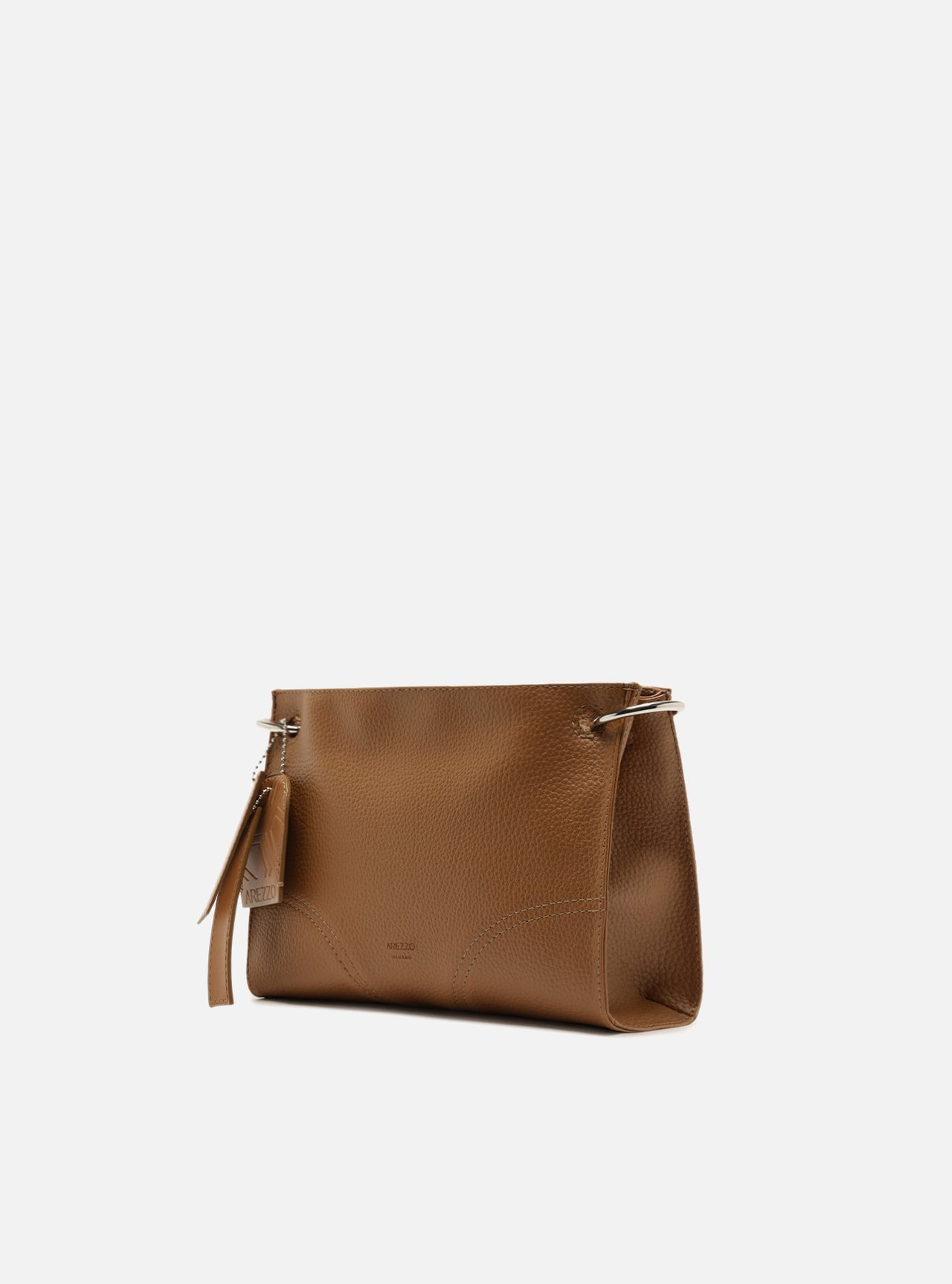 Bolsa Tiracolo Marrom Pequena Tiras Alças — foto 2