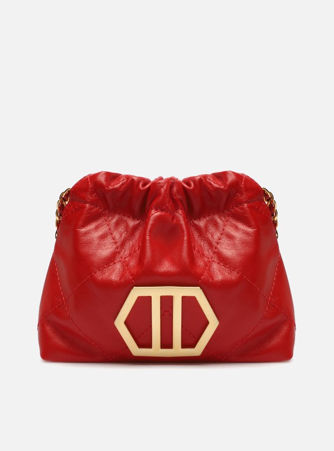 Bolsa Tiracolo Vermelha Couro Ester Pequena