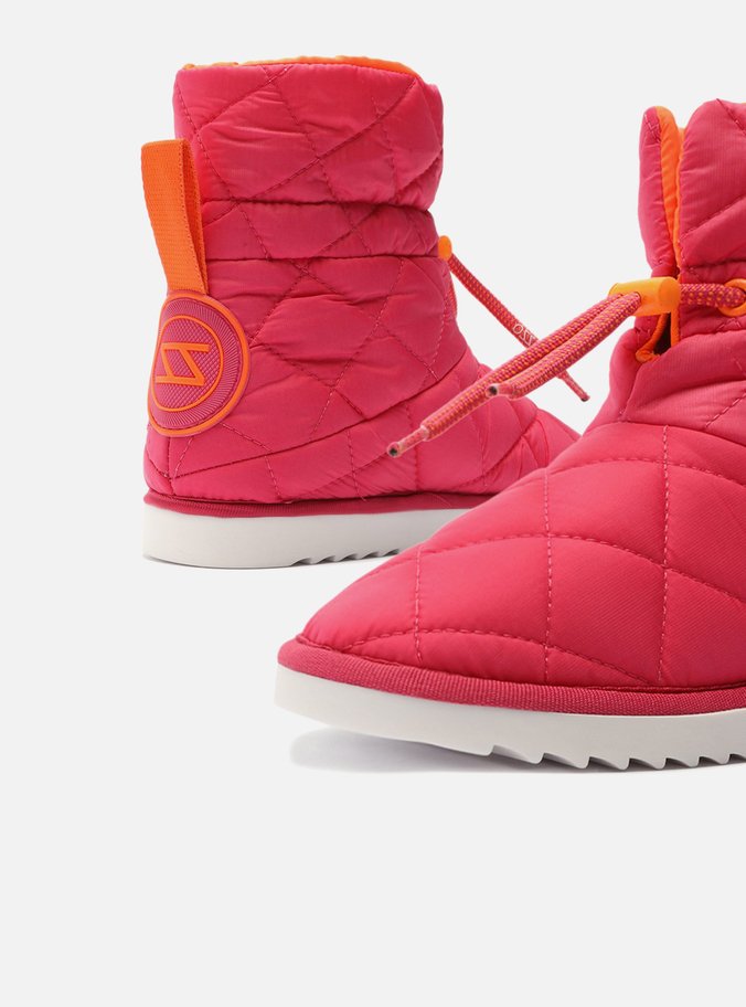 Bota Infantil Rosa Nylon Estofada