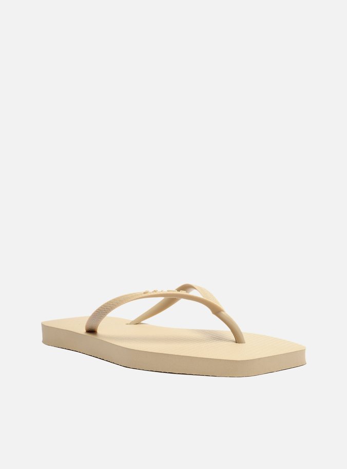 Chinelo de Dedo Off-White Básico Square Brizza