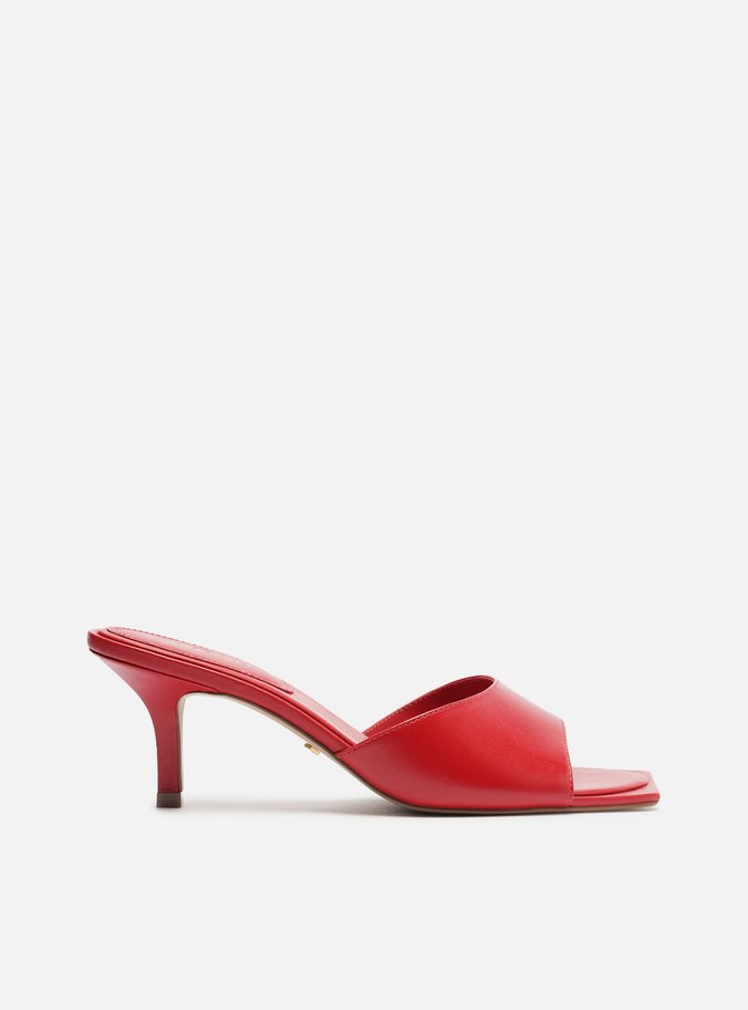 Sapato Feminino Sapato Peep Toe Arezzo Sapato Vermelho Scarpin