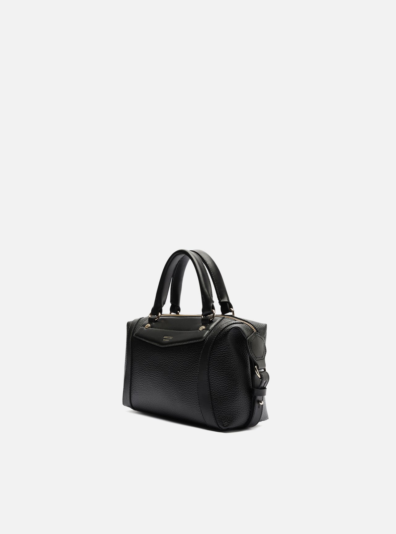 Bolsa Tiracolo Preta Pequena Detalhe Moldura — foto 2
