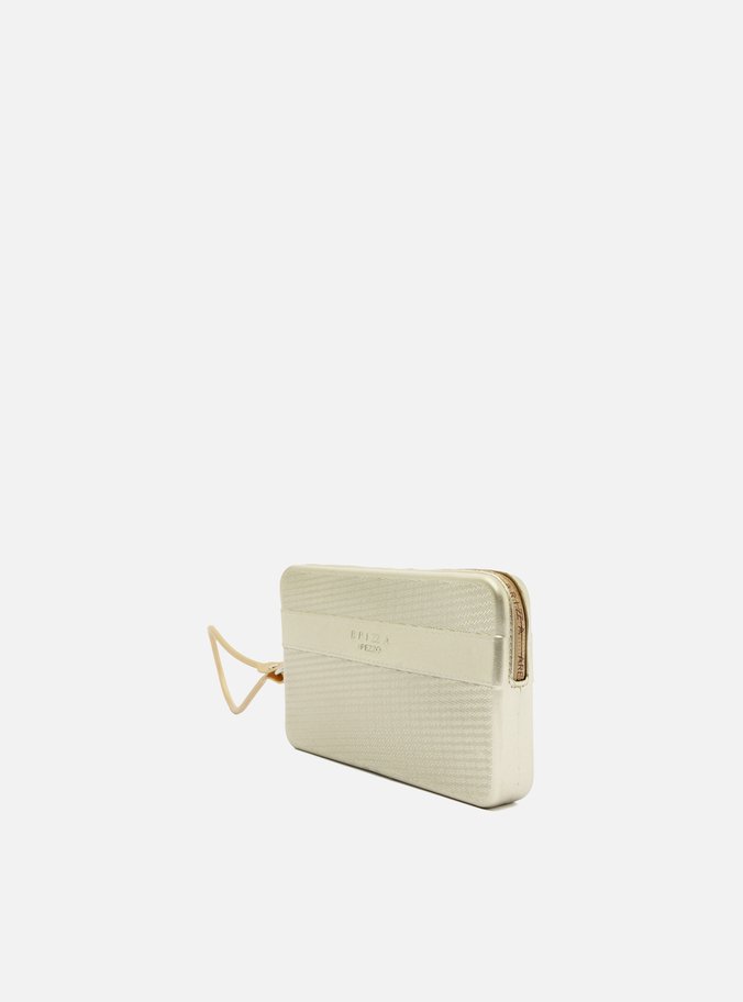 Clutch Dourada Alça Malu