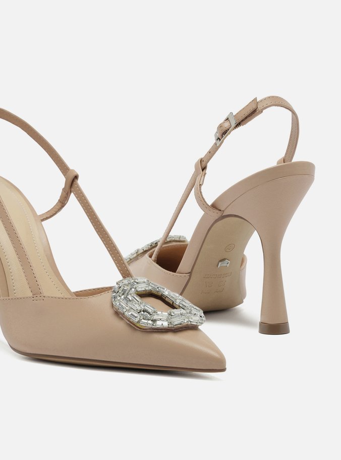 Scarpin Nude Salto Alto