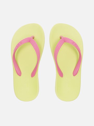 Chinelo de Dedo Amarelo Bicolor Ibiza Brizza