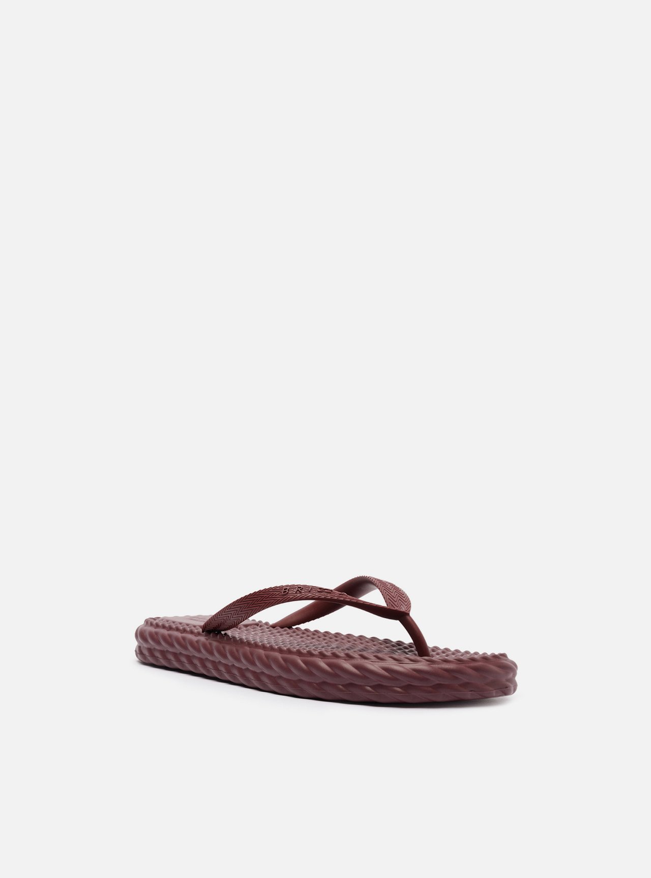Chinelo de Dedo Vinho Marrocos Flip Flop — foto 2