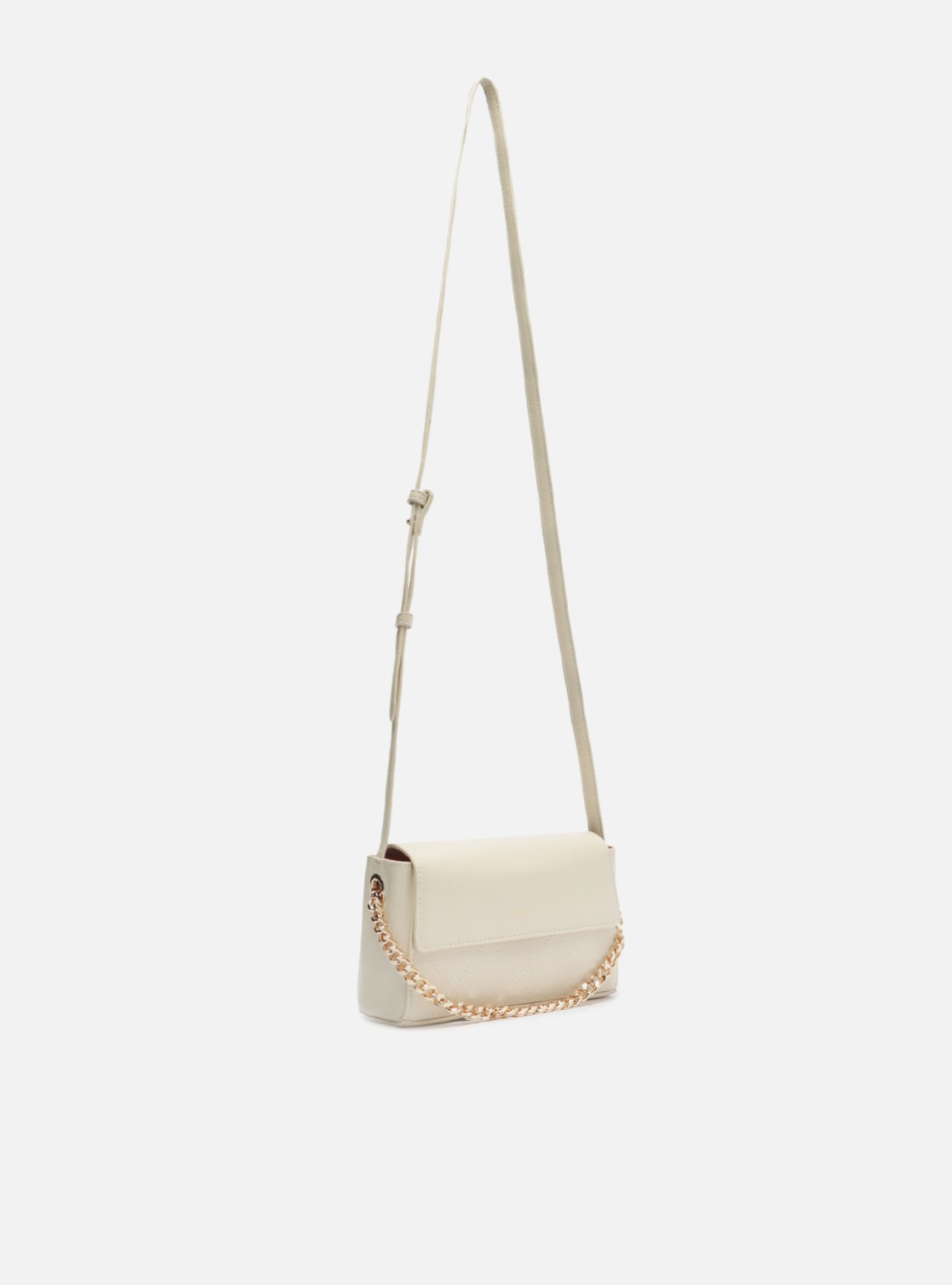 Bolsa Tiracolo Off-White Pequena Corrente Metal — foto 5