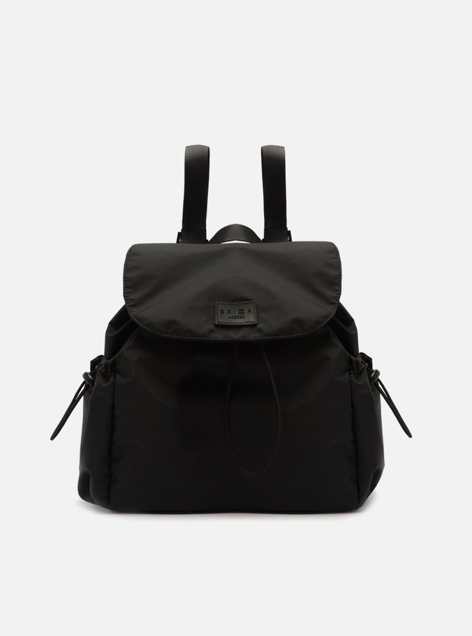 Mochila Preta Nylon Média Brizza