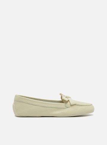 Mocassim Off-White Francesca