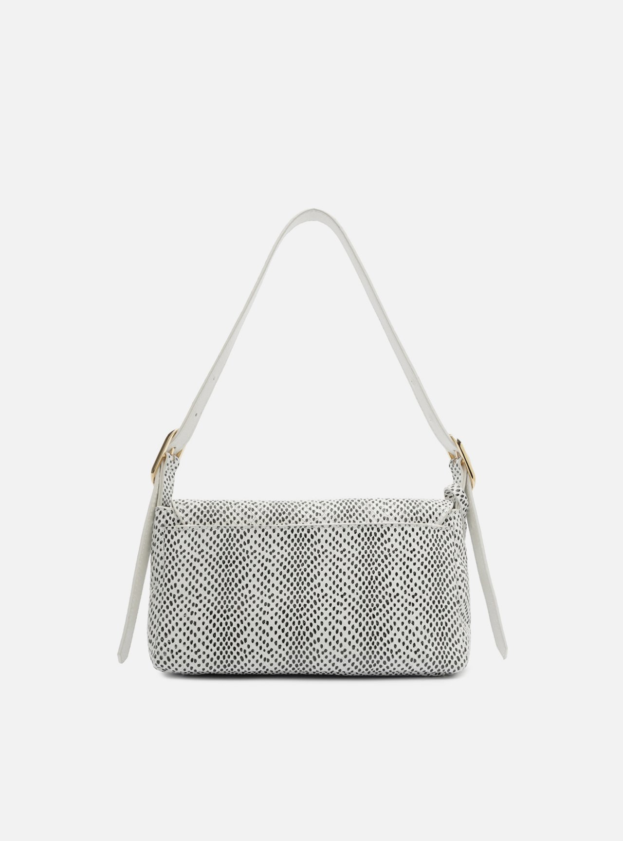 Bolsa Tiracolo Animal Print Couro Média Metais — foto 8