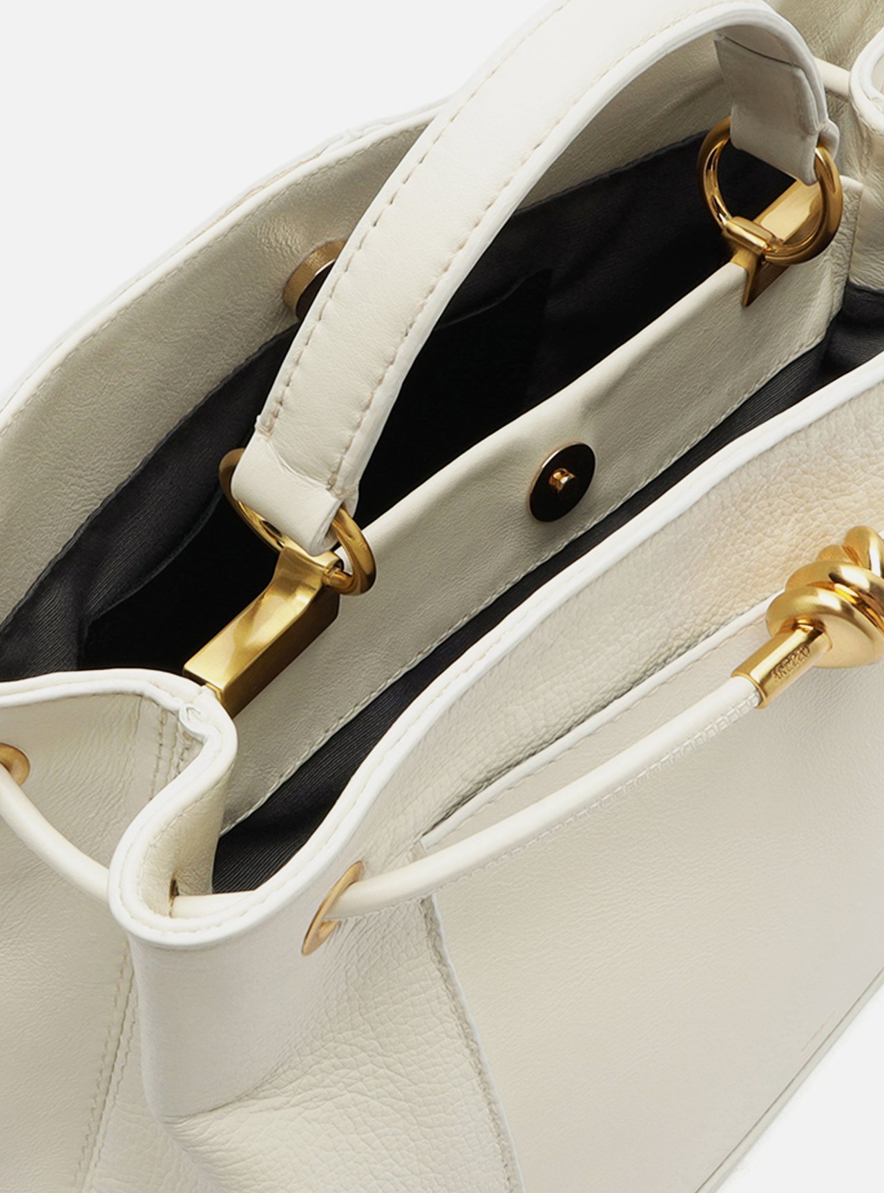 Bolsa Tote Branca Couro Helena Grande — foto 4