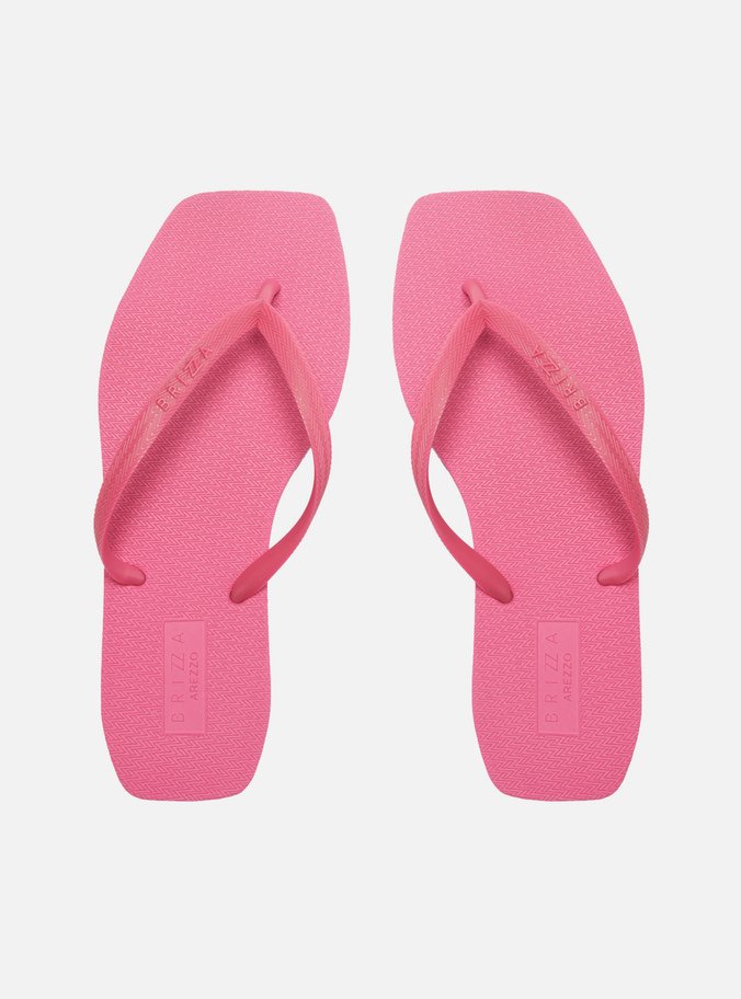 Chinelo de Dedo Rosa Básico Square Brizza
