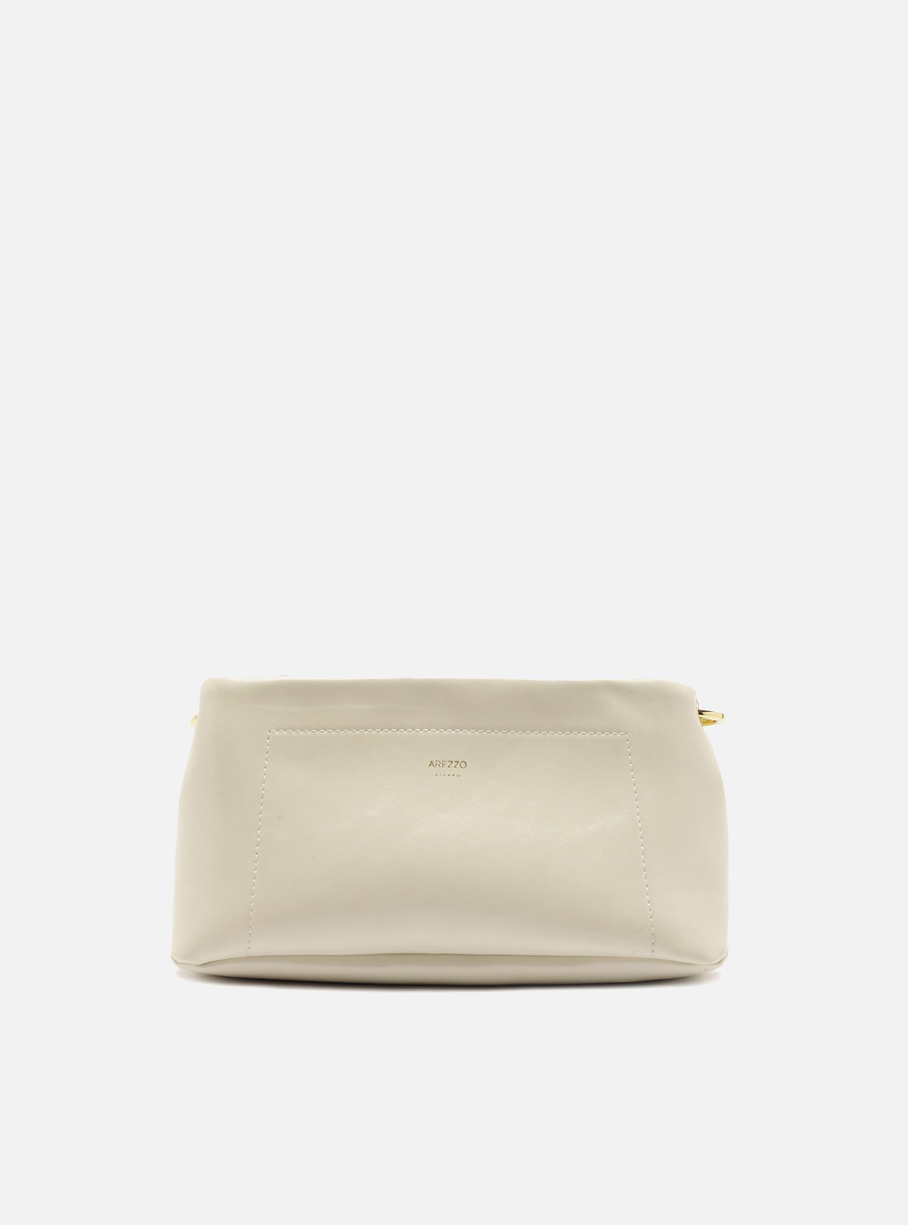 Bolsa Tiracolo Off White Média Detalhe Costura — foto 1