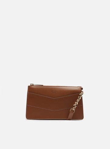 Arezzo — Bolsa Tiracolo Caramelo Pequena Costuras