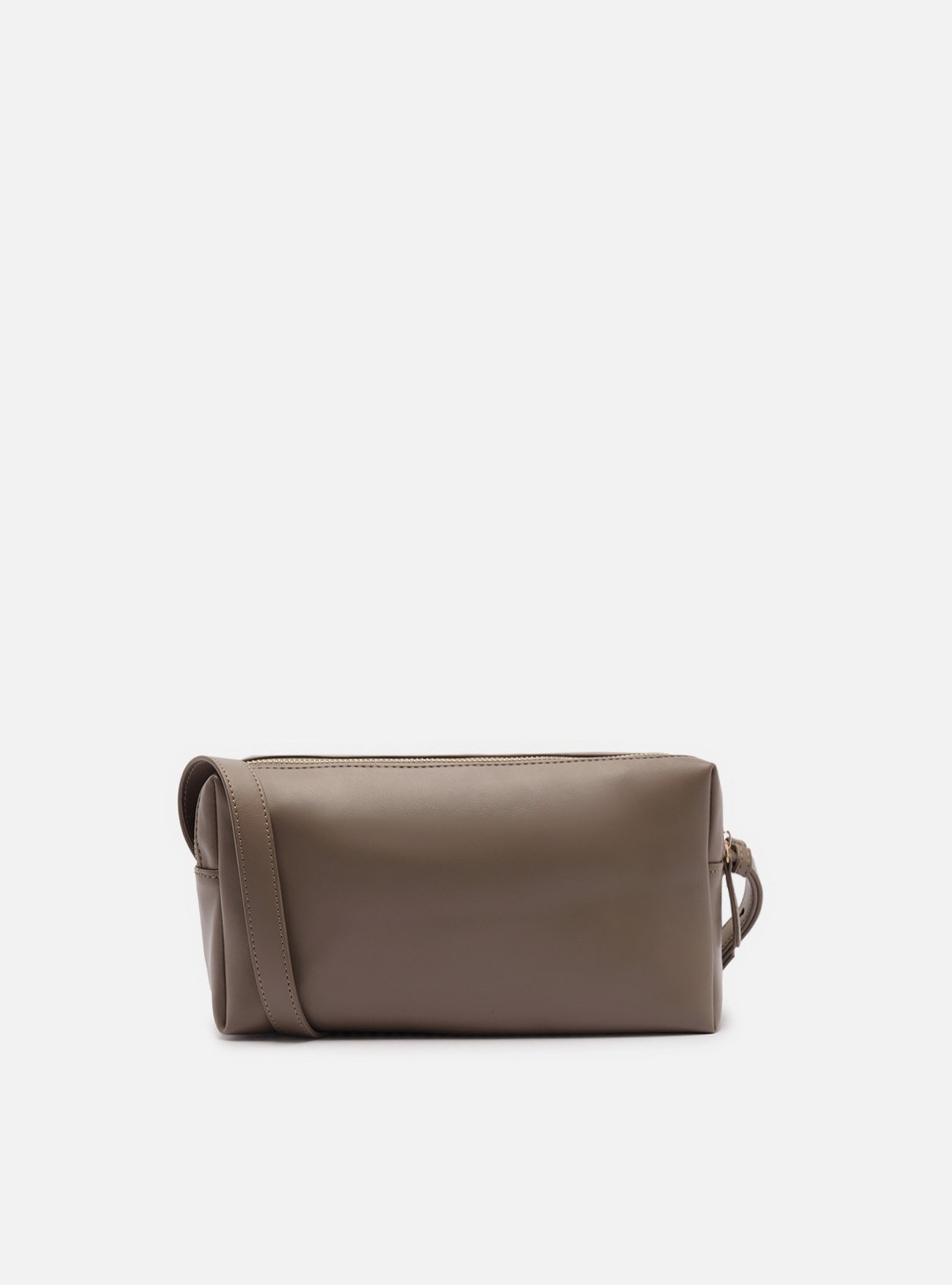 Bolsa Tiracolo Cinza Média — foto 3