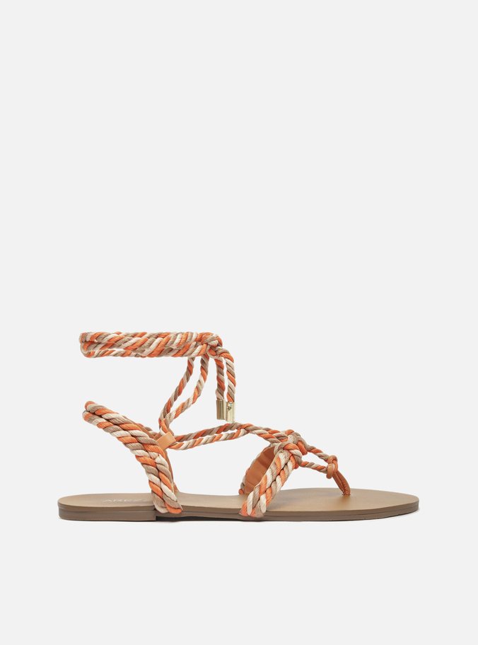 Sandalia rasteira com cordas online