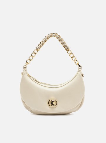 Bolsa Tiracolo Branca Couro Stella Média