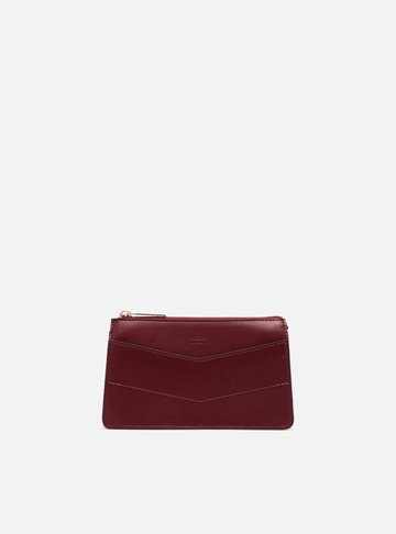 Bolsa Tiracolo Vermelha Pequena Costuras