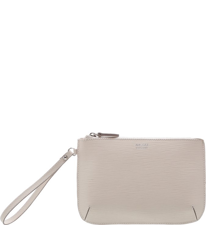 Nécessaire Couro Bella Média Off White