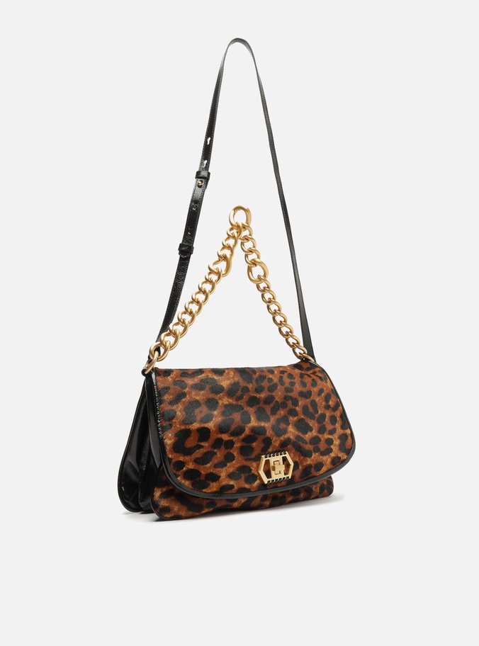 Bolsa Tiracolo Animal Print Amélia Grande
