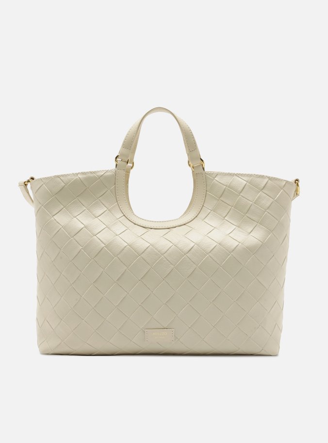 Bolsa Tote Off-White Tressê Grande Tag