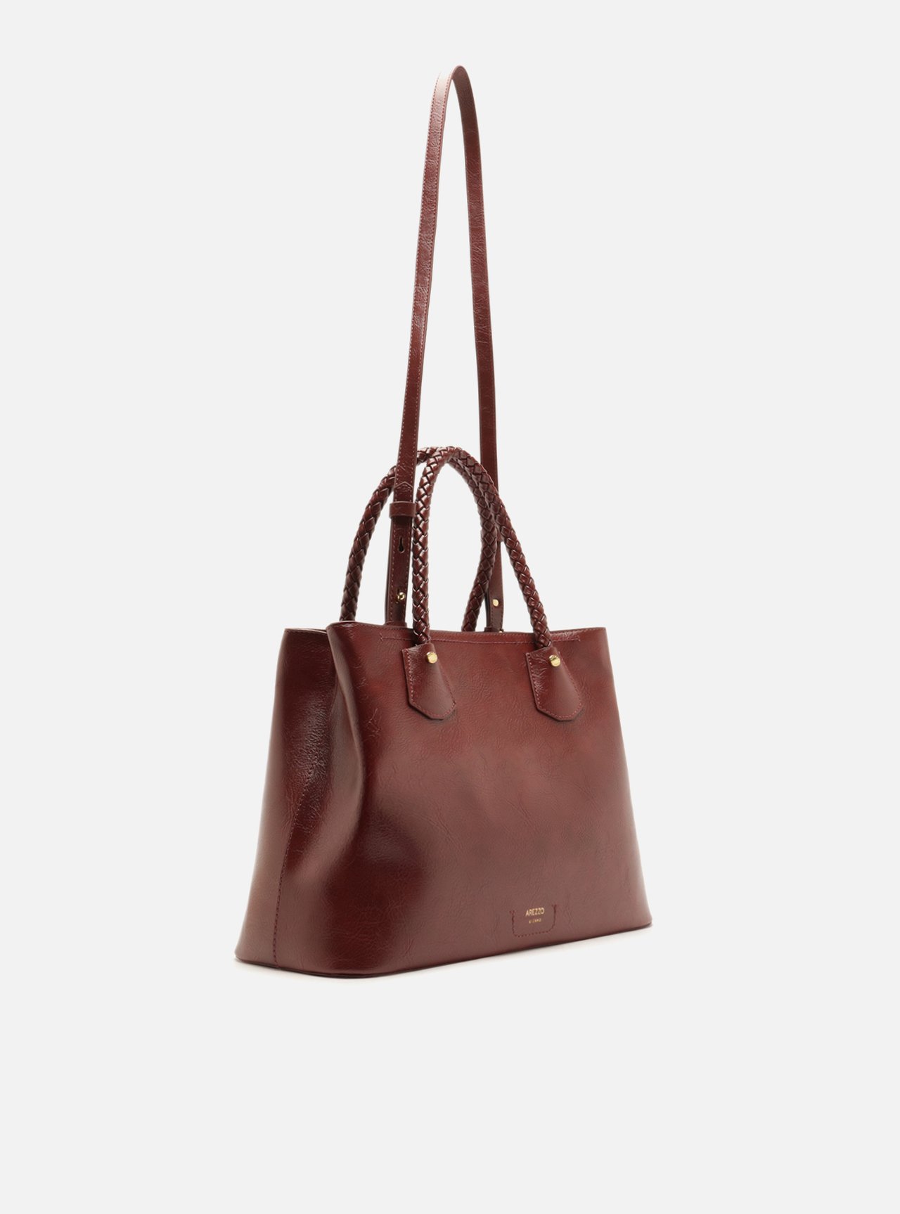 Bolsa Tote Bordô Grande Tressê — foto 5