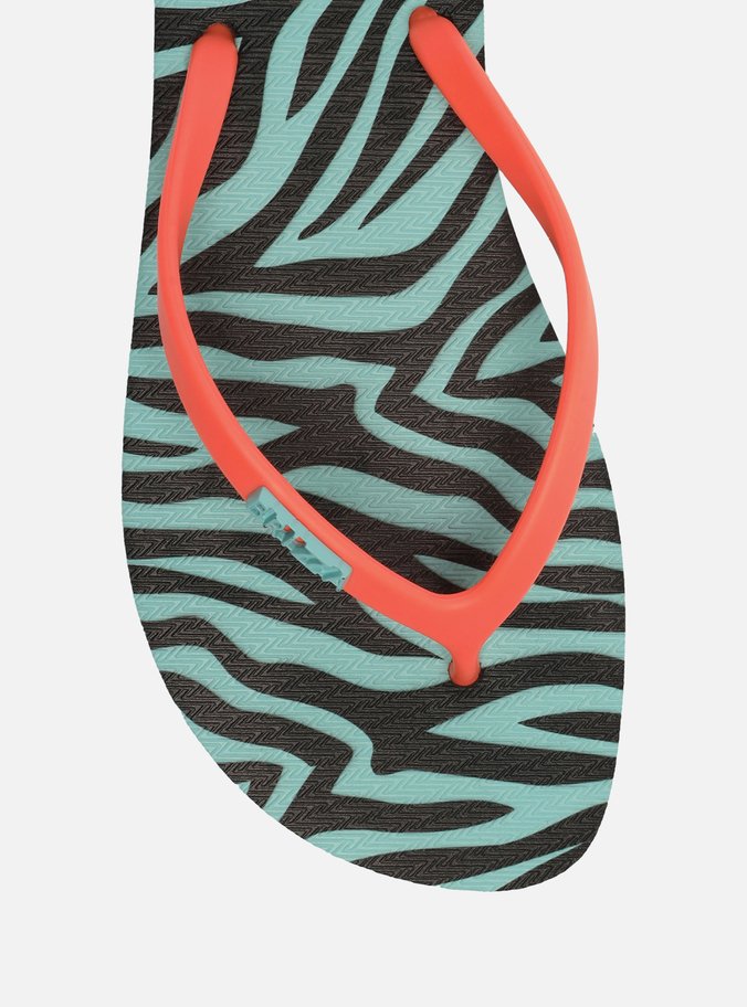 Chinelo de Dedo Multicolorido Estampa Brizza
